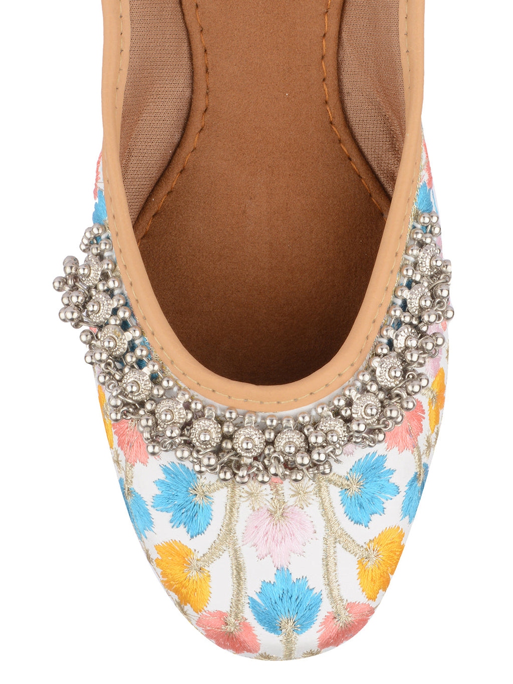 Desi Colour Women Indian Ethnic Footwear-Multi Gungroo | Grocsy