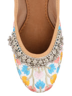 Desi Colour Women Indian Ethnic Footwear-Multi Gungroo | Grocsy