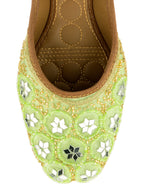 Desi Colour Women Indian Ethnic Footwear-Party Wear Mirror Work | Grocsy
