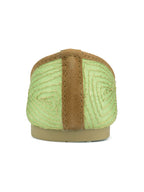 Desi Colour Women Indian Ethnic Footwear-Party Wear Sea Green Emb | Grocsy