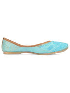 Desi Colour Women Indian Ethnic Footwear-Party Wear Firoji Pearl Work | Grocsy