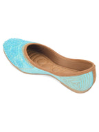 Desi Colour Women Indian Ethnic Footwear-Party Wear Firoji Pearl Work | Grocsy