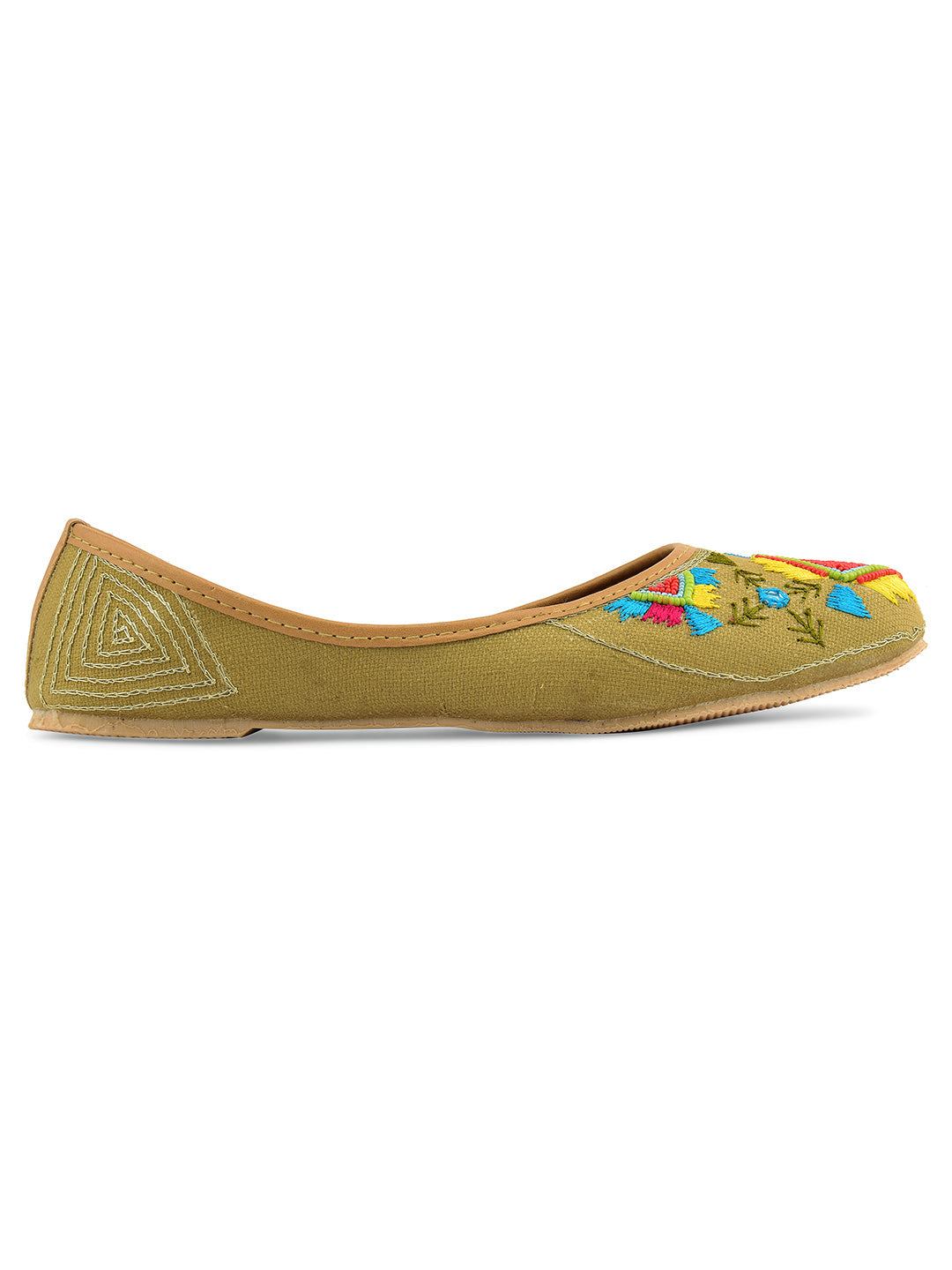 Desi Colour Women Indian Ethnic Footwear-Daily Wear Jute Rhombus | Grocsy