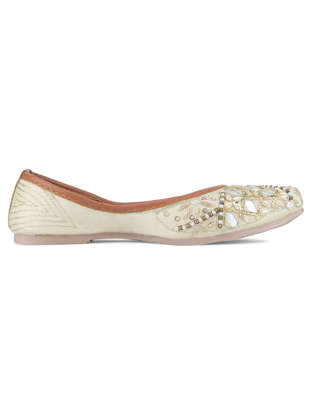 Desi Colour Women Indian Ethnic Footwear-Heavy Emb -1 | Grocsy