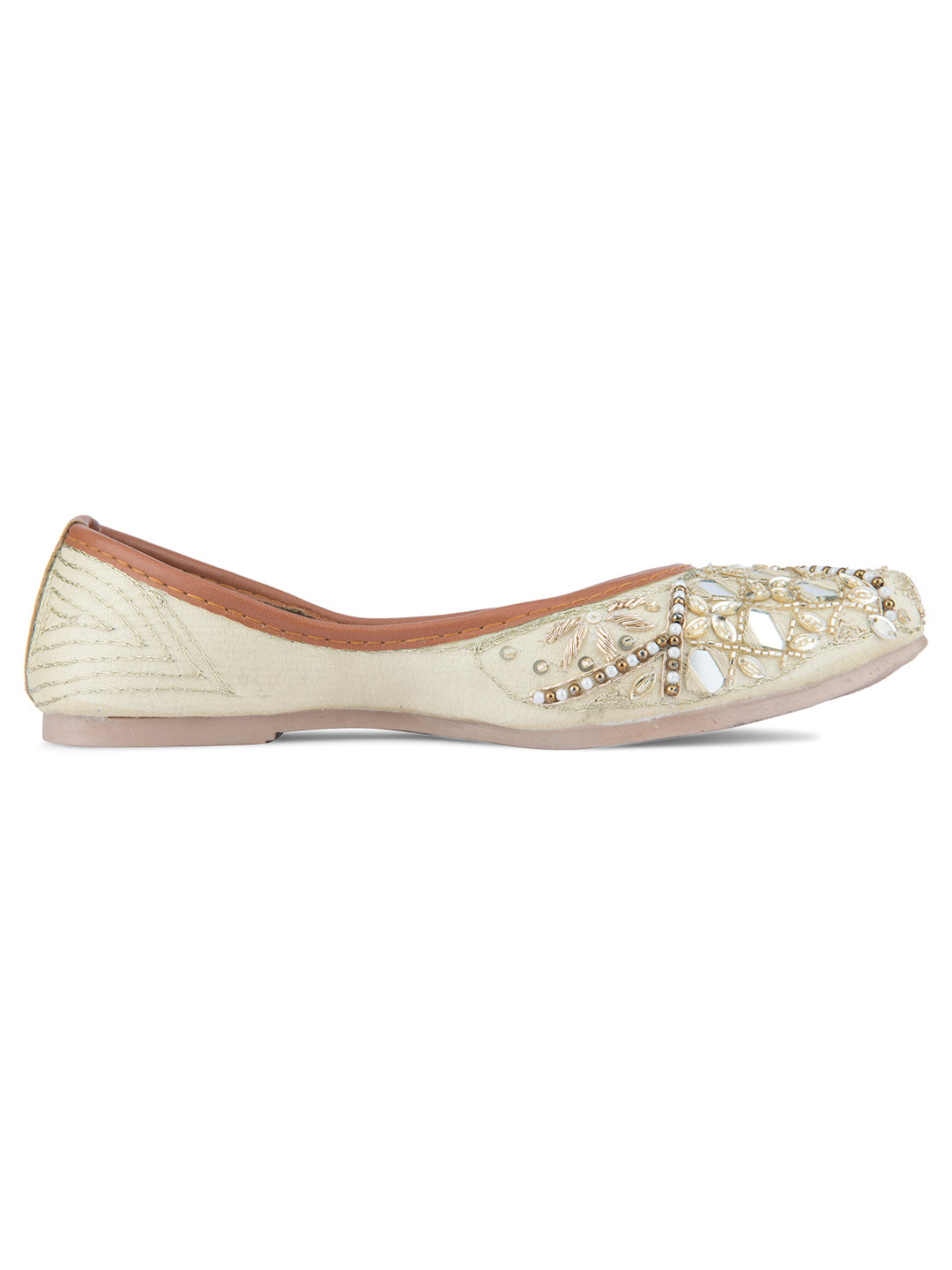 Desi Colour Women Indian Ethnic Footwear-Heavy Emb -1 | Grocsy