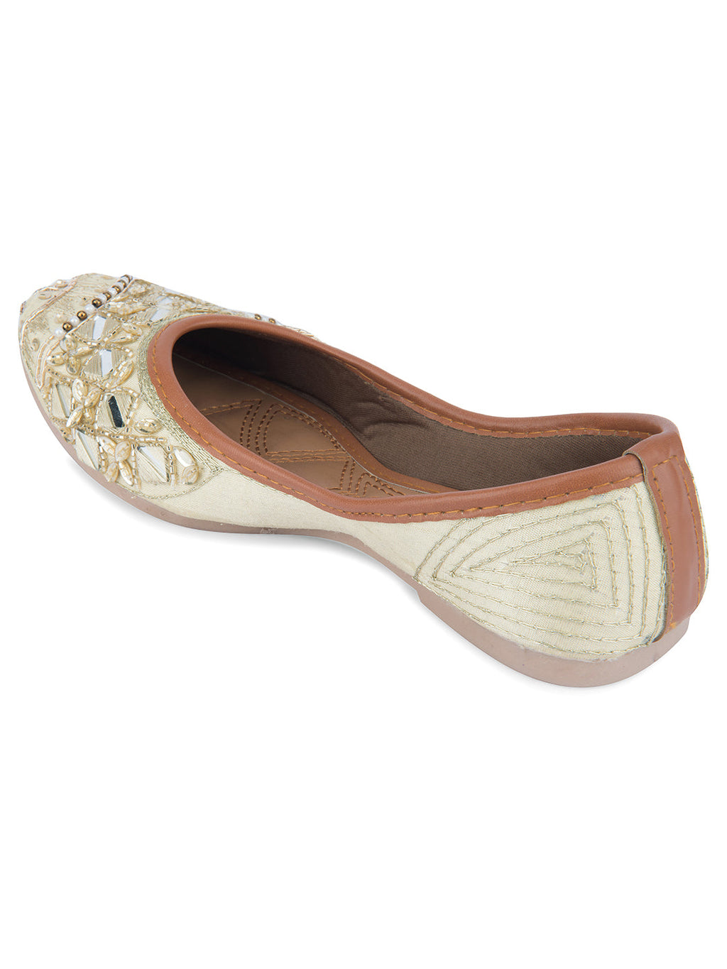 Desi Colour Women Indian Ethnic Footwear-Heavy Emb -1 | Grocsy