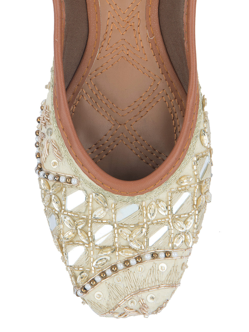 Desi Colour Women Indian Ethnic Footwear-Heavy Emb -1 | Grocsy