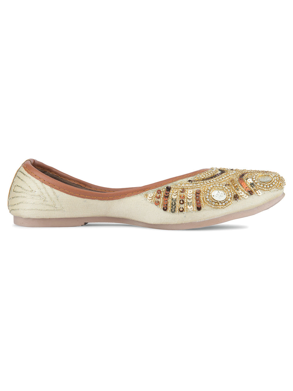 Desi Colour Women Indian Ethnic Footwear-Heavy Emb -2 | Grocsy