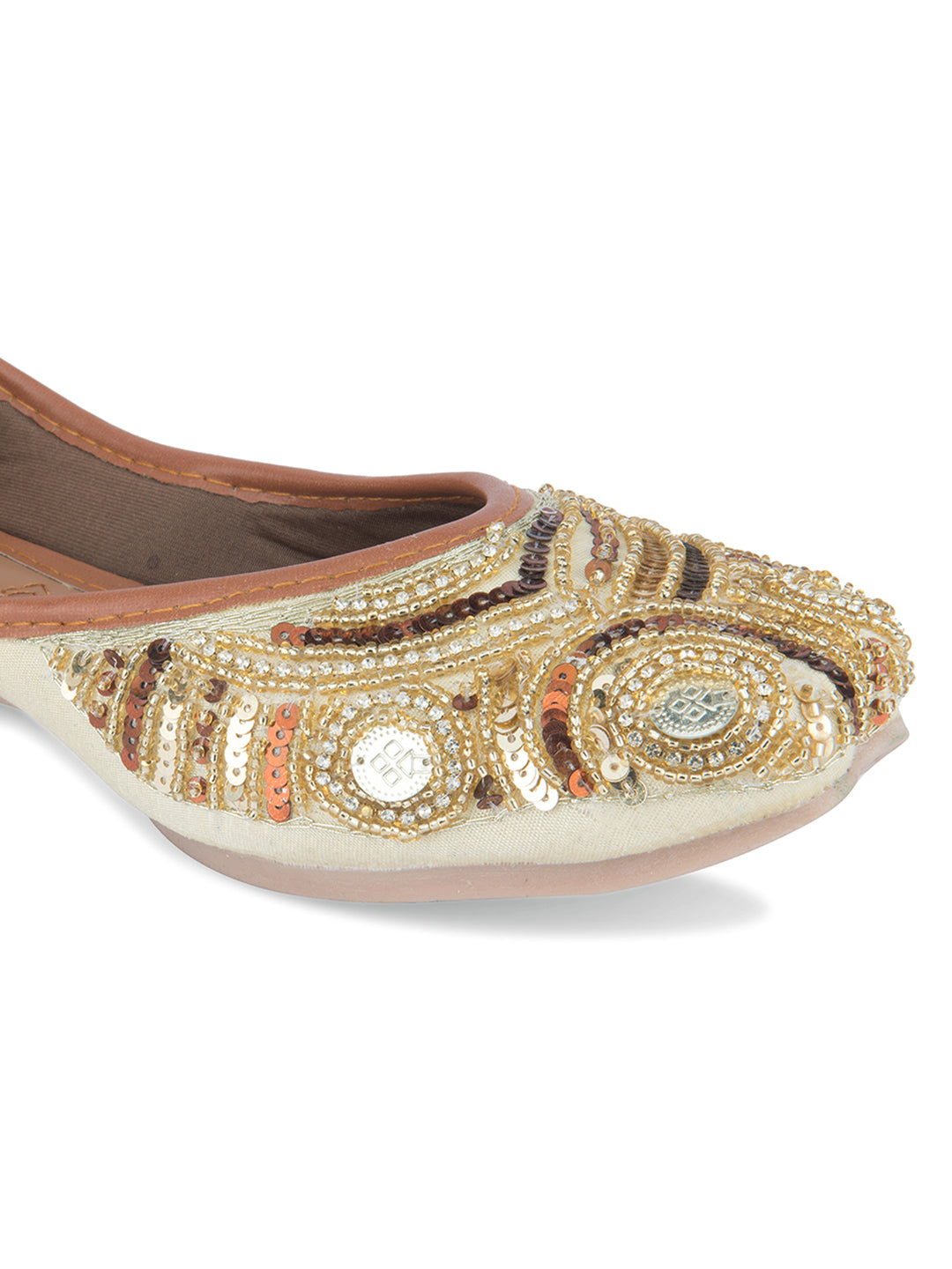 Desi Colour Women Indian Ethnic Footwear-Heavy Emb -2 | Grocsy
