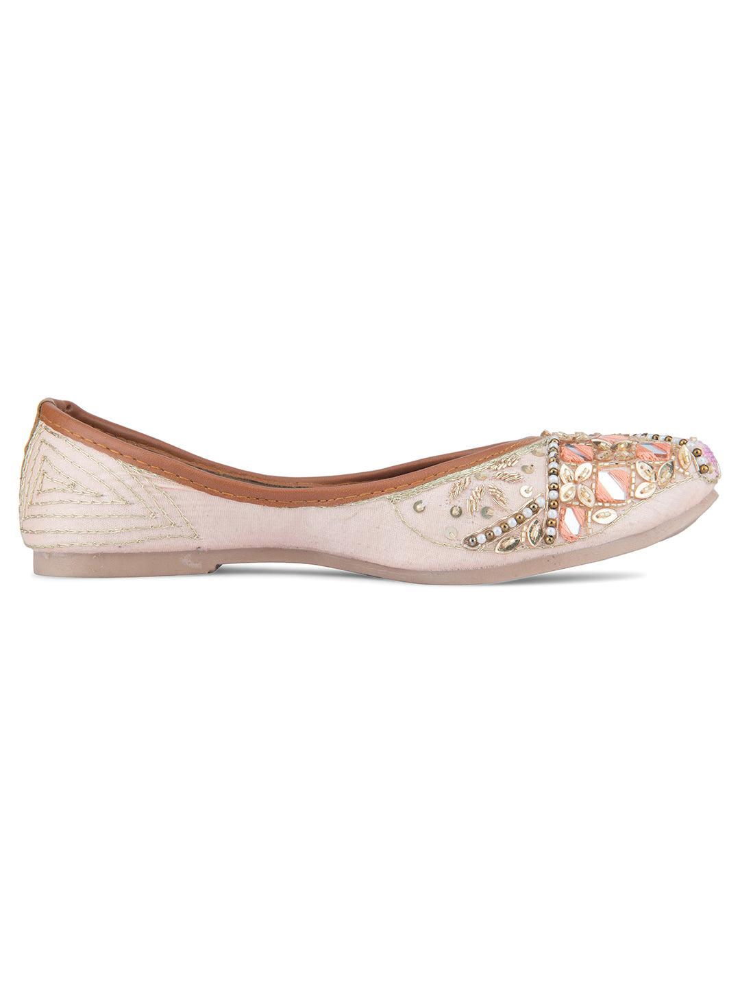 Desi Colour Women Indian Ethnic Footwear-Heavy Emb -4 | Grocsy