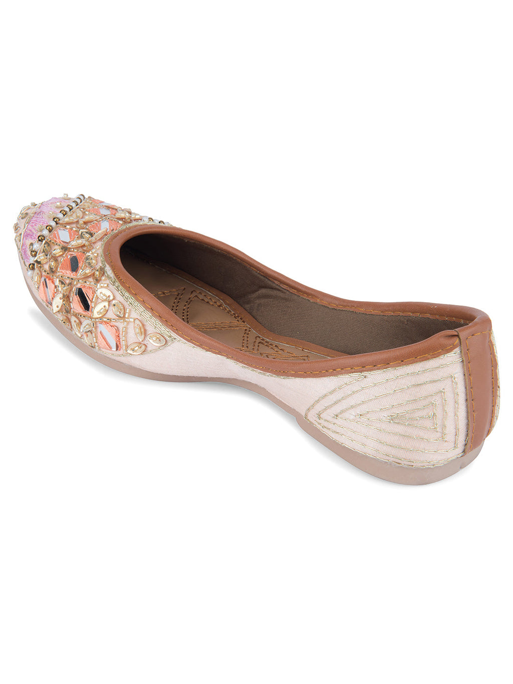 Desi Colour Women Indian Ethnic Footwear-Heavy Emb -4 | Grocsy