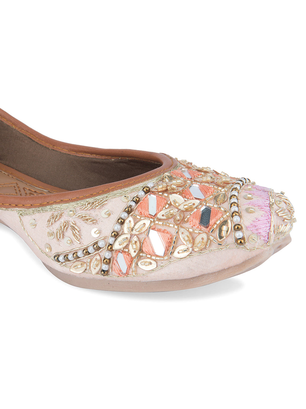 Desi Colour Women Indian Ethnic Footwear-Heavy Emb -4 | Grocsy