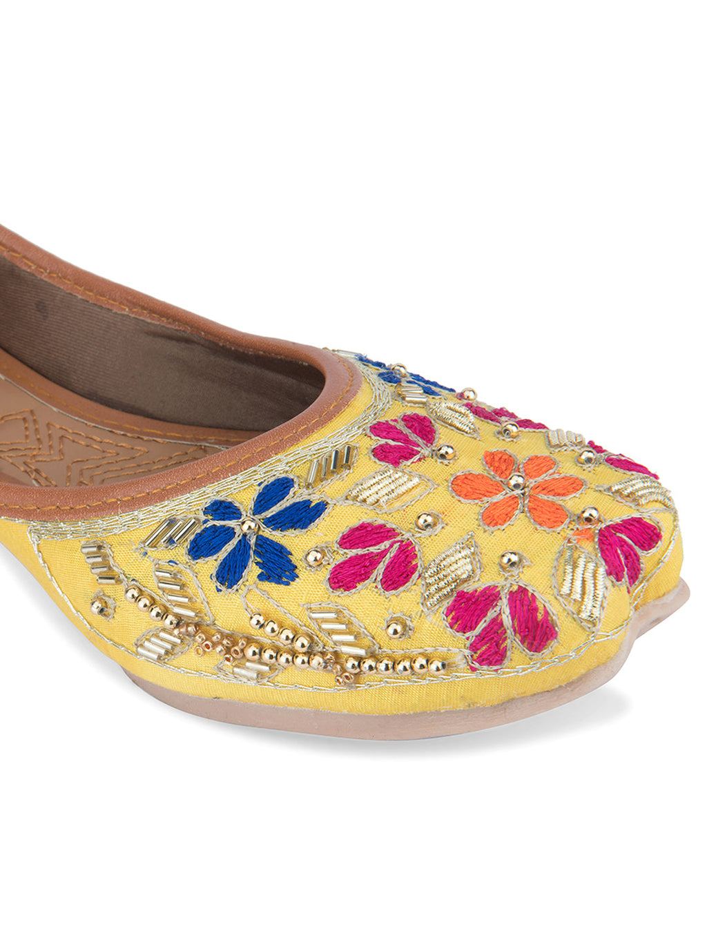 Desi Colour Women Indian Ethnic Footwear-Heavy Emb -16 | Grocsy
