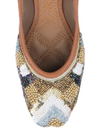 Desi Colour Women Indian Ethnic Footwear-Heavy Emb -17 | Grocsy