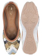Desi Colour Women Indian Ethnic Footwear-Heavy Emb -17 | Grocsy