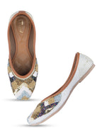 Desi Colour Women Indian Ethnic Footwear-Heavy Emb -17 | Grocsy