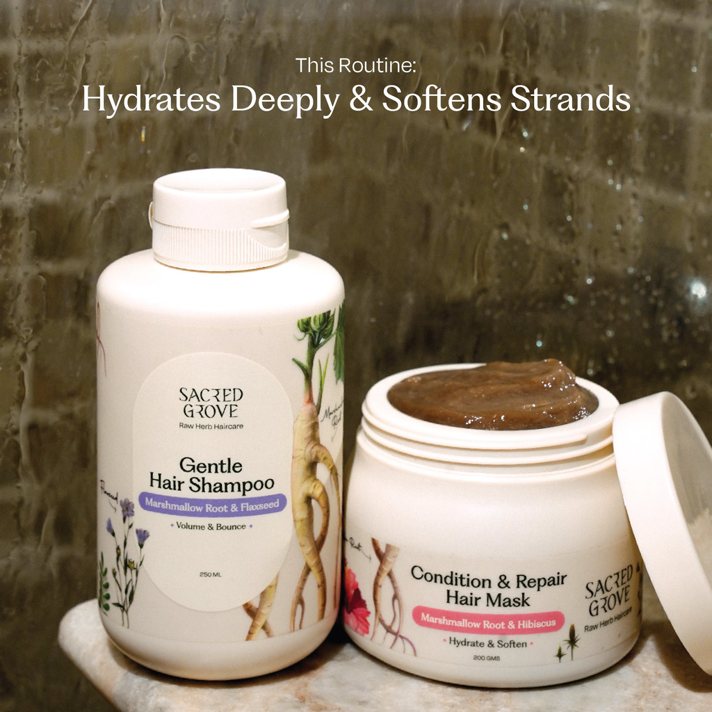 Sacred Grove Marshmallow Root Deep Conditioning Combo | Grocsy