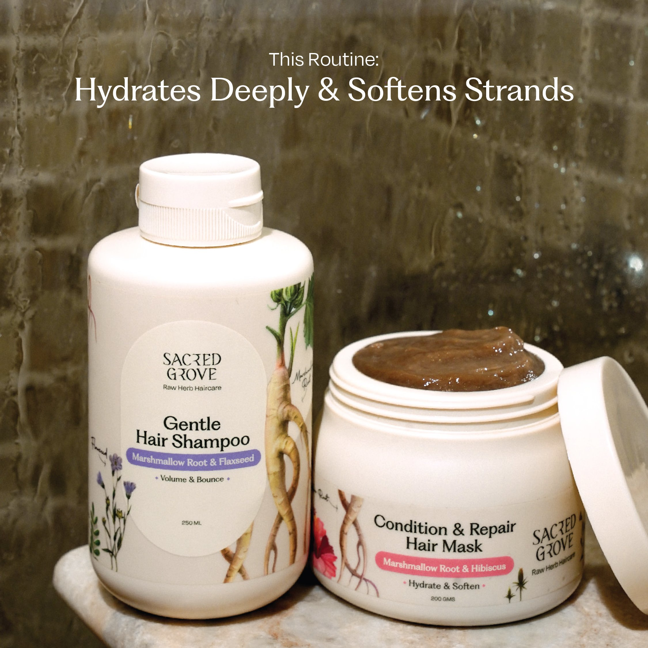 Sacred Grove Marshmallow Root Deep Conditioning Combo | Grocsy