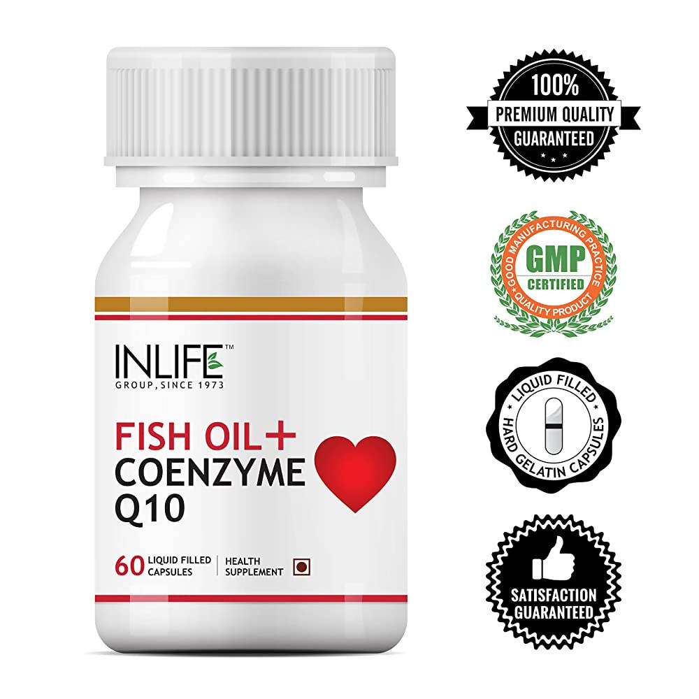 Inlife Fish Oil With Coenzyme Q10 Capsules | Grocsy