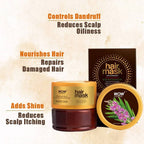 Wow Skin Science Rosebay Extract & Tea Tree Essential Oil Anti-Dandruff Hair Mask | Grocsy