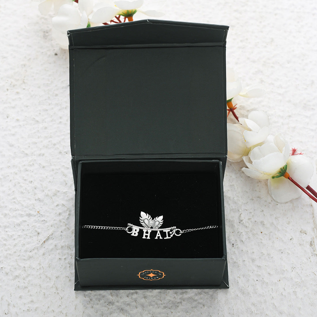 trueBrowns 925 Sterling Silver Stunning BHAI Bracelet Rakhi | Grocsy