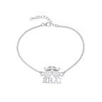 trueBrowns 925 Sterling Silver Precious BHAI Bracelet Rakhi | Grocsy