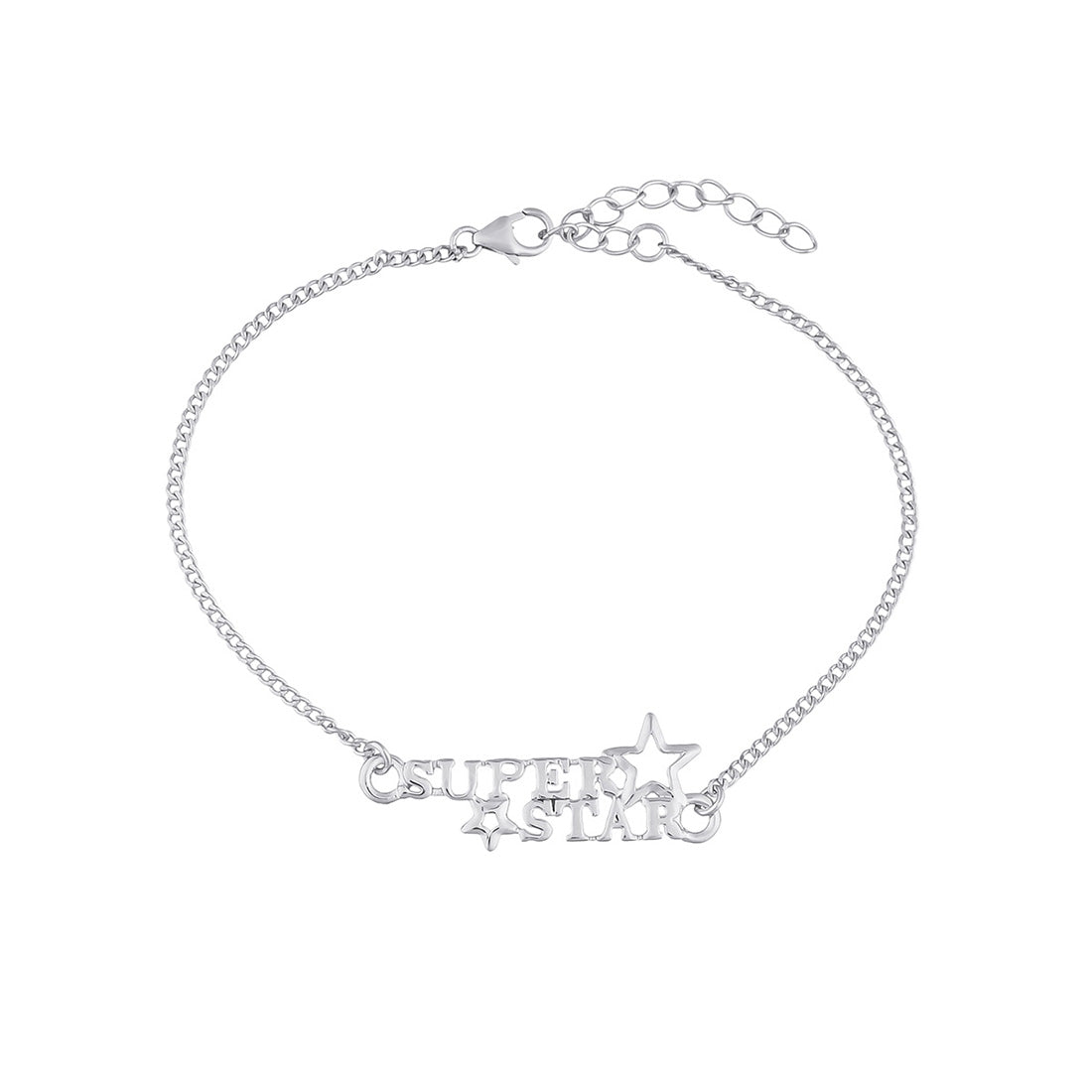 trueBrowns 925 Sterling Silver Precious SUPERSTAR Bracelet Rakhi | Grocsy