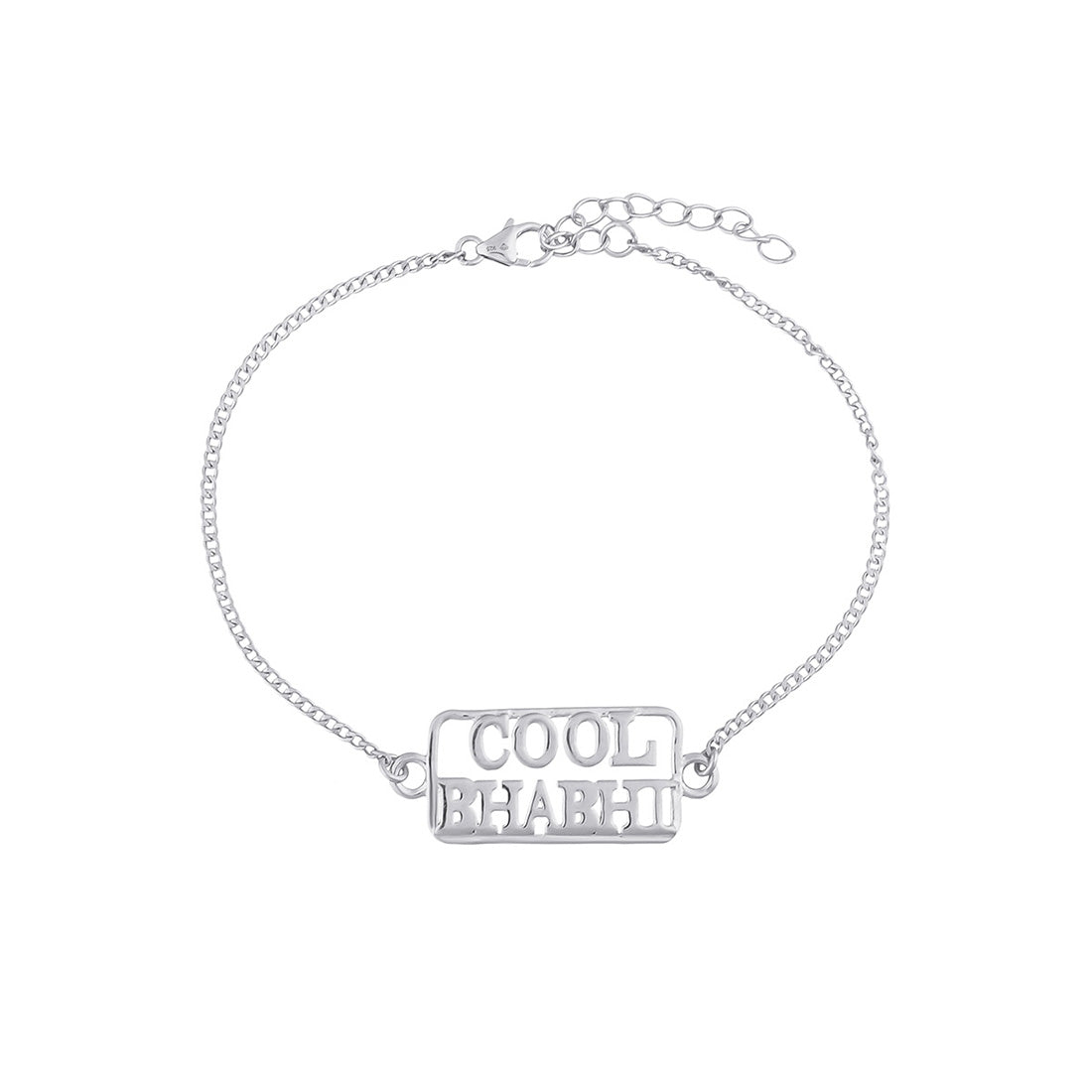 trueBrowns 925 Sterling Silver Precious Cool Bhabhi Bracelet Rakhi | Grocsy