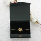 trueBrowns 925 Sterling Silver Gold-Polished Ganesha Bracelet Rakhi | Grocsy