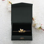 trueBrowns 925 Sterling Silver Gold-Polished Gold Micron Plated Bhai Bracelet Rakhi | Grocsy