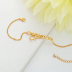 trueBrowns 925 Sterling Silver Rockstar Gold-Polished Gold Micron Plated Bracelet Rakhi | Grocsy