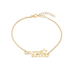 trueBrowns 925 Sterling Silver Gold-Polished Gold Micron Plated Superstar Bracelet Rakhi | Grocsy