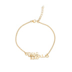 trueBrowns 925 Sterling Silver Gold-Polished Gold Micron Plated Swag Bracelet Rakhi | Grocsy
