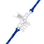 trueBrowns X Voylla 925 Sterling Silver Precious Cool Bhai Thread Rakhi | Grocsy