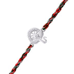 trueBrowns 925 Sterling Silver Auspicious Ganpati Thread Style Rakhi | Grocsy