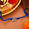 trueBrowns 925 Sterling Silver Precious Bhai Thread Rakhi | Grocsy