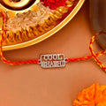 trueBrowns 925 Sterling Silver Precious Cool Bhabhi Thread Rakhi | Grocsy