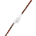 trueBrowns X Voylla 925 Sterling Silver Precious Swag Wala Bro Thread Rakhi | Grocsy