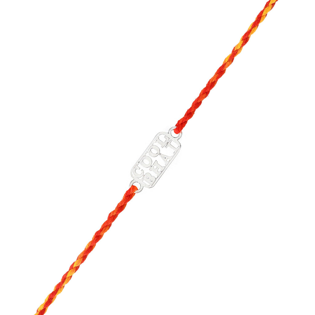 trueBrowns 925 Sterling Silver Precious Cool Bhai Thread Rakhi | Grocsy