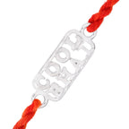 trueBrowns 925 Sterling Silver Precious Cool Bhai Thread Rakhi | Grocsy