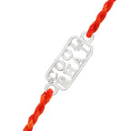 trueBrowns 925 Sterling Silver Precious Cool Bhai Thread Rakhi | Grocsy