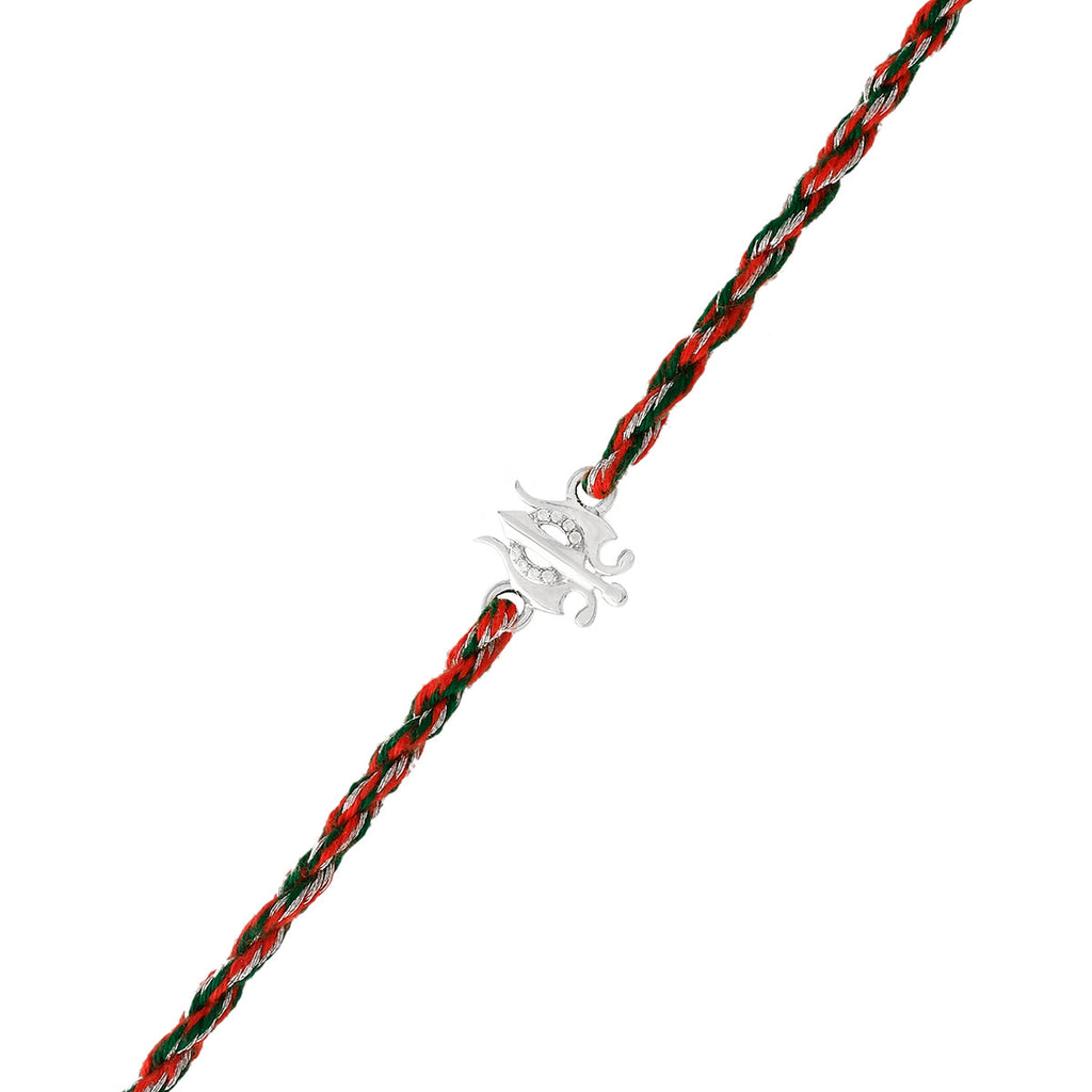 trueBrowns 925 Sterling Silver Precious Silver Thread Rakhi | Grocsy