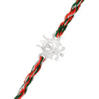 trueBrowns 925 Sterling Silver Precious Silver Thread Rakhi | Grocsy