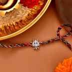 trueBrowns 925 Sterling Silver Precious Silver Thread Rakhi | Grocsy