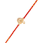 trueBrowns X Voylla 925 Sterling Silver Ganesha Gold-Polished Gold Micron Plated Thread Rakhi | Grocsy