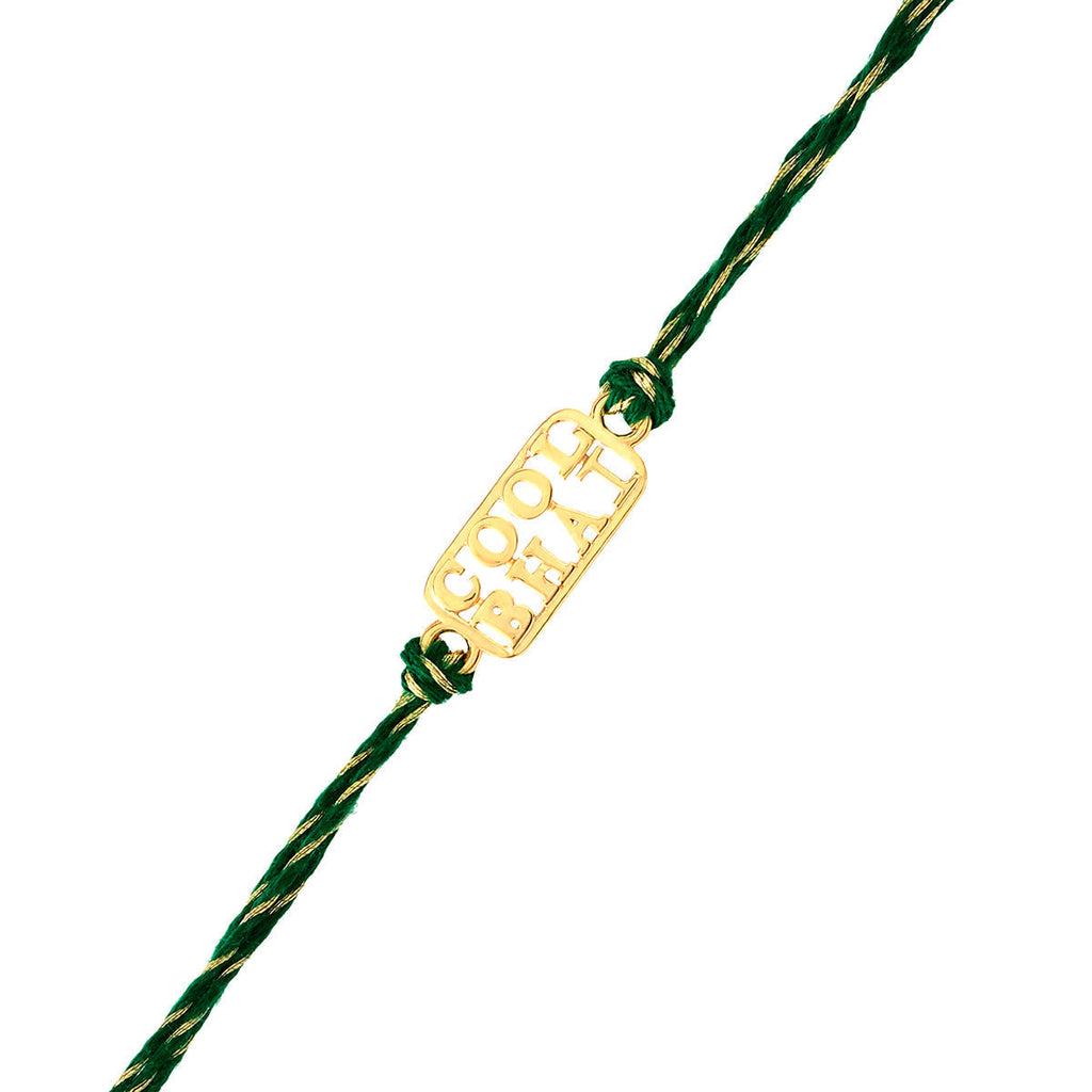 trueBrowns 925 Sterling Silver Gold-Polished Gold Micron Plated Cool Bhai Thread Rakhi | Grocsy