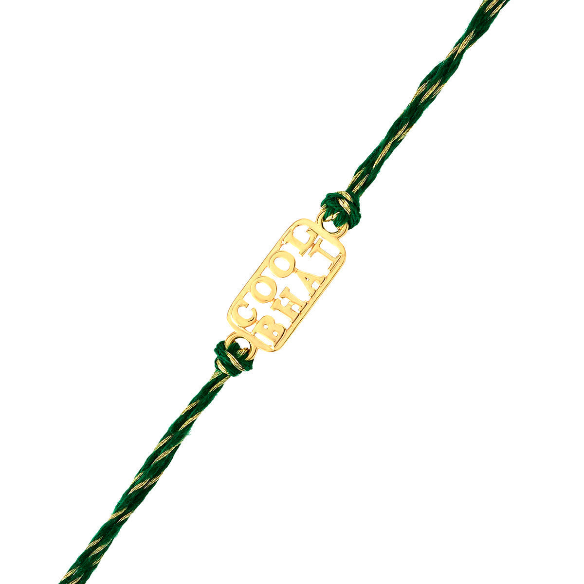 trueBrowns 925 Sterling Silver Gold-Polished Gold Micron Plated Cool Bhai Thread Rakhi | Grocsy
