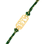 trueBrowns 925 Sterling Silver Gold-Polished Gold Micron Plated Cool Bhai Thread Rakhi | Grocsy