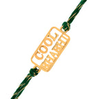 trueBrowns 925 Sterling Silver Cool Bhabhi Gold-Polished Gold Micron Plated Thread Rakhi | Grocsy