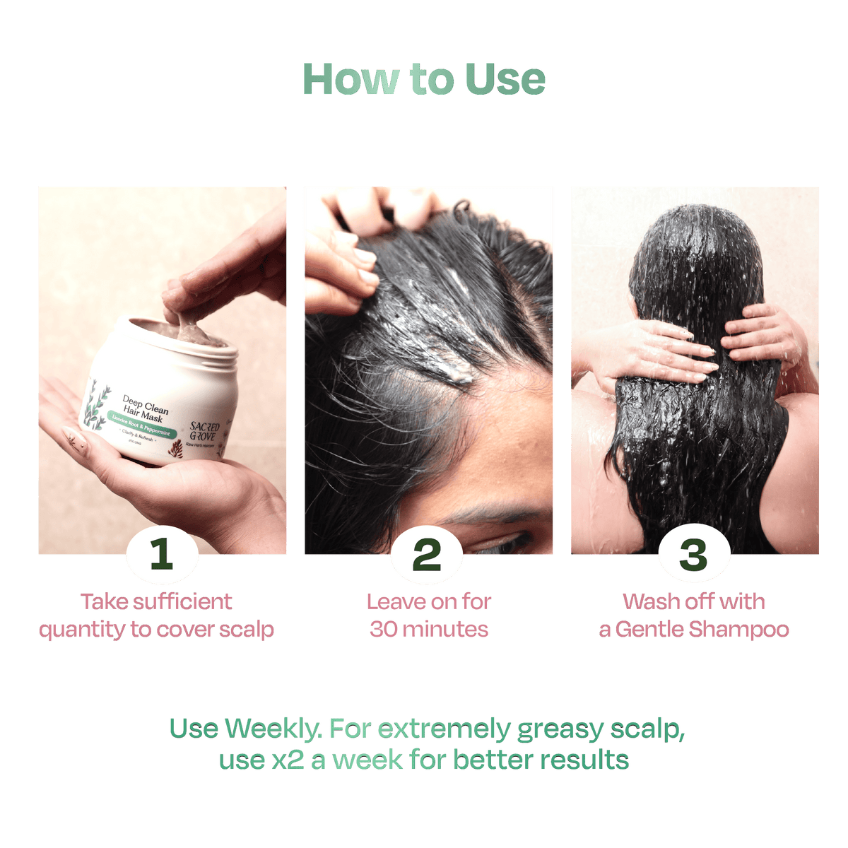 Sacred Grove Licorice & Peppermint Deep Clean Scalp Mask | Grocsy